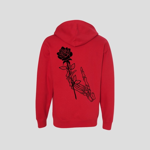 Strength & Heart - Red/Black Forever Pullover Hoodie